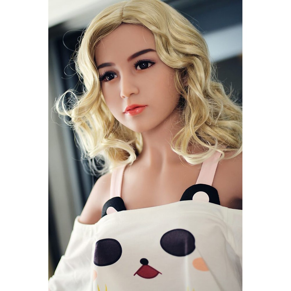 157cm/62in TPE Realistic Sex Doll with Tan Skin, 74-49-78 Slim Figure – White Tee Model