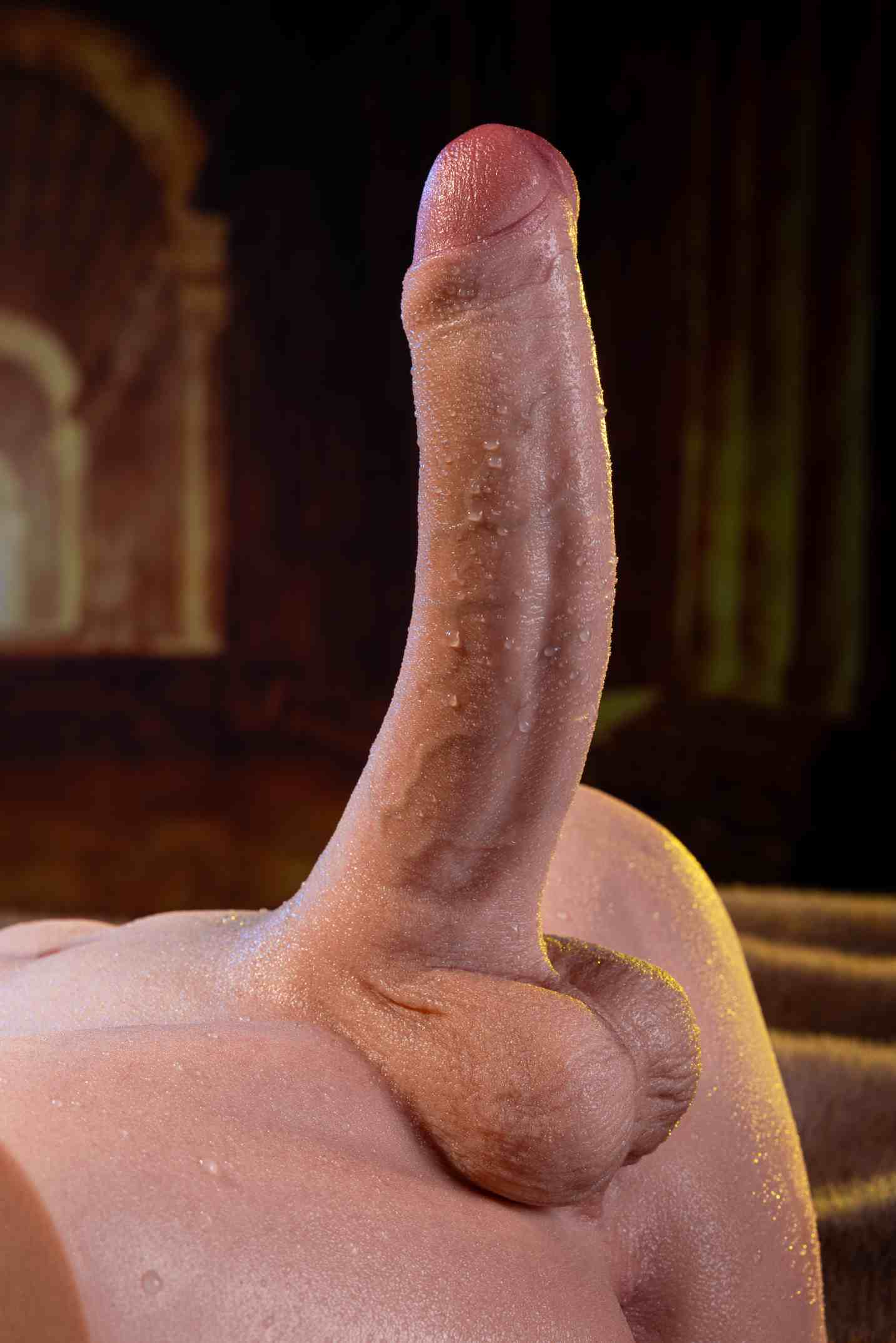 26cm Silicone Realistic Male Torso Doll – MZR-50 Mini Compact Muscle Body, 17cm Penis, Lightweight 5.5KG & Tan Skin